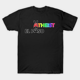 El Paso Atheist LBGTQ+ Logo T-Shirt